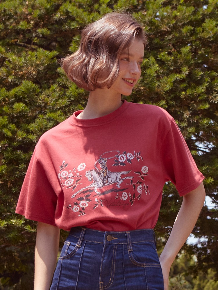 Cowgirl T-shirt (RED)